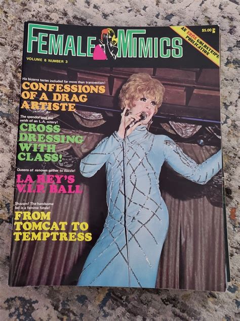 shemale pic|Female Mimics Magazine — Part 1, The Early Years